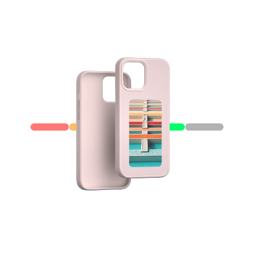 Fashion 4 Colors Ink Screen Wireless Projection for Iphone 16 15 14 13 12 11 Pro Max NFC Transmission Function DIY Smart Cases